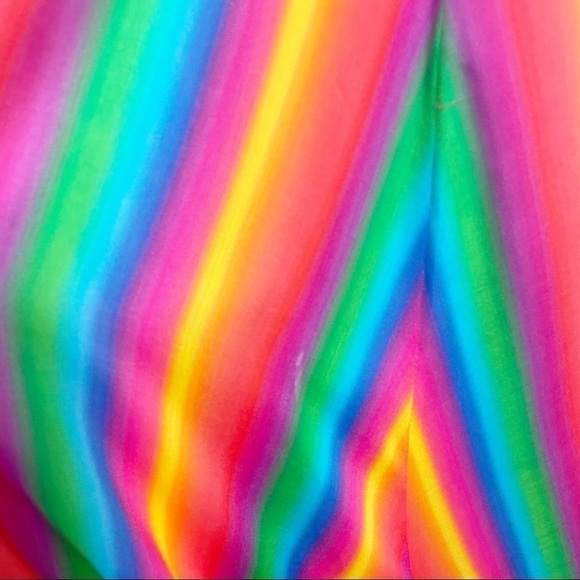 All Things Mochi Leilani Striped Short Sleeve Button Front Midi Dress Casual - Picture 10 of 11